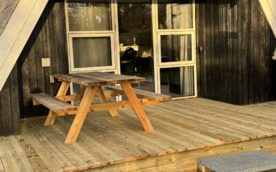 Montering af nyt terrasseparti i Sommerhus ved Lalandia Rødby (Lolland)